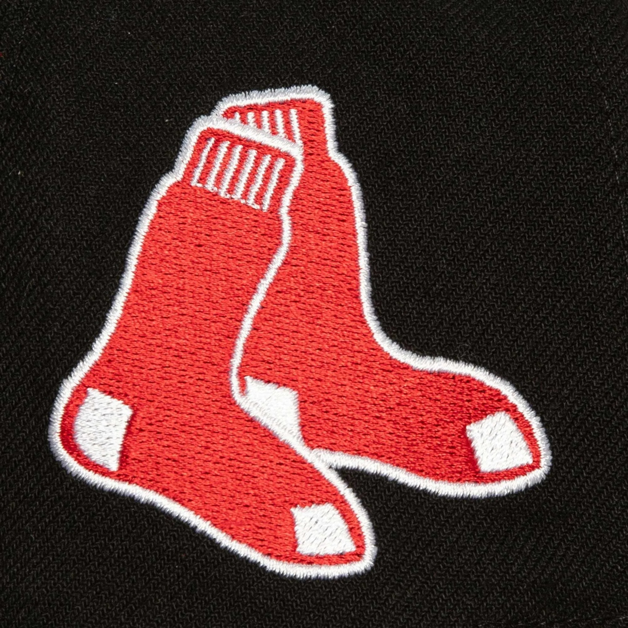 Mitchell & Ness Men's Mlb Bred Pro Snapback Red Sox - Black sold by Zulily product image thumbnail 3
