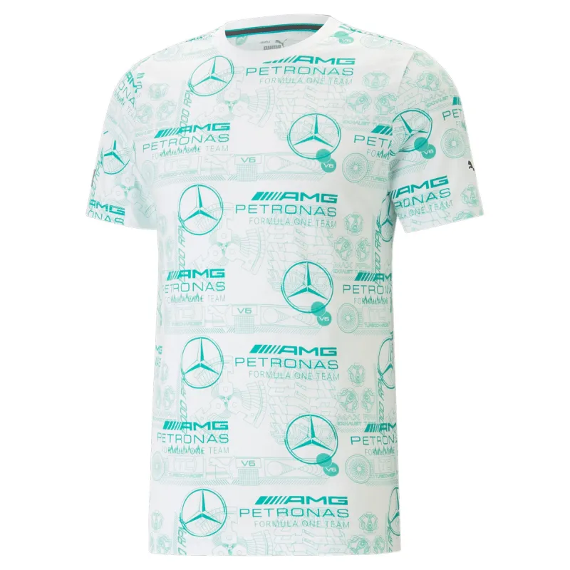Puma Men's Mapf1 Mercedes Aop Tee - 538480-03 sold by Zulily