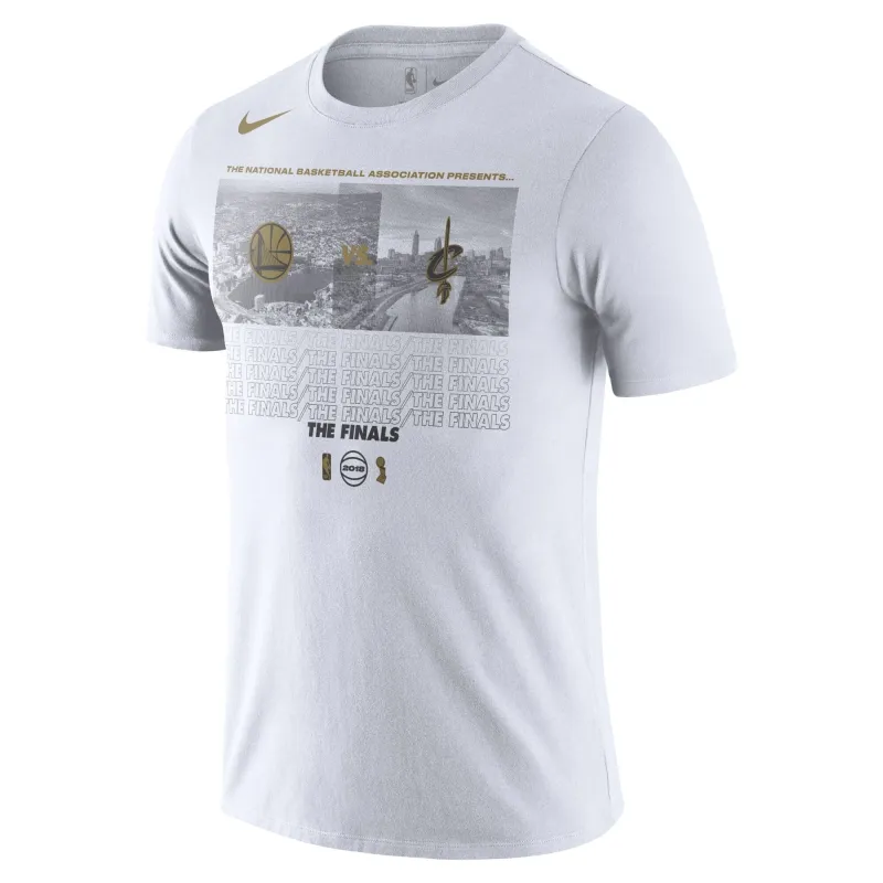 Nike Women's Nba Gsw Vs. Clev Cavaliers 2018 Nba Finals Bound Dueling Team Matchup T-Shirt - Gsw-Clev-Finals2018 made by Nike
