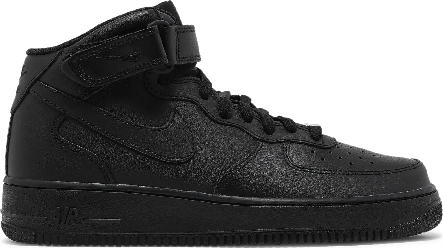 Nike Men's Air Force 1 Mid '07 'Triple Black' (2021) - Cw2289-001 sold by Zulily