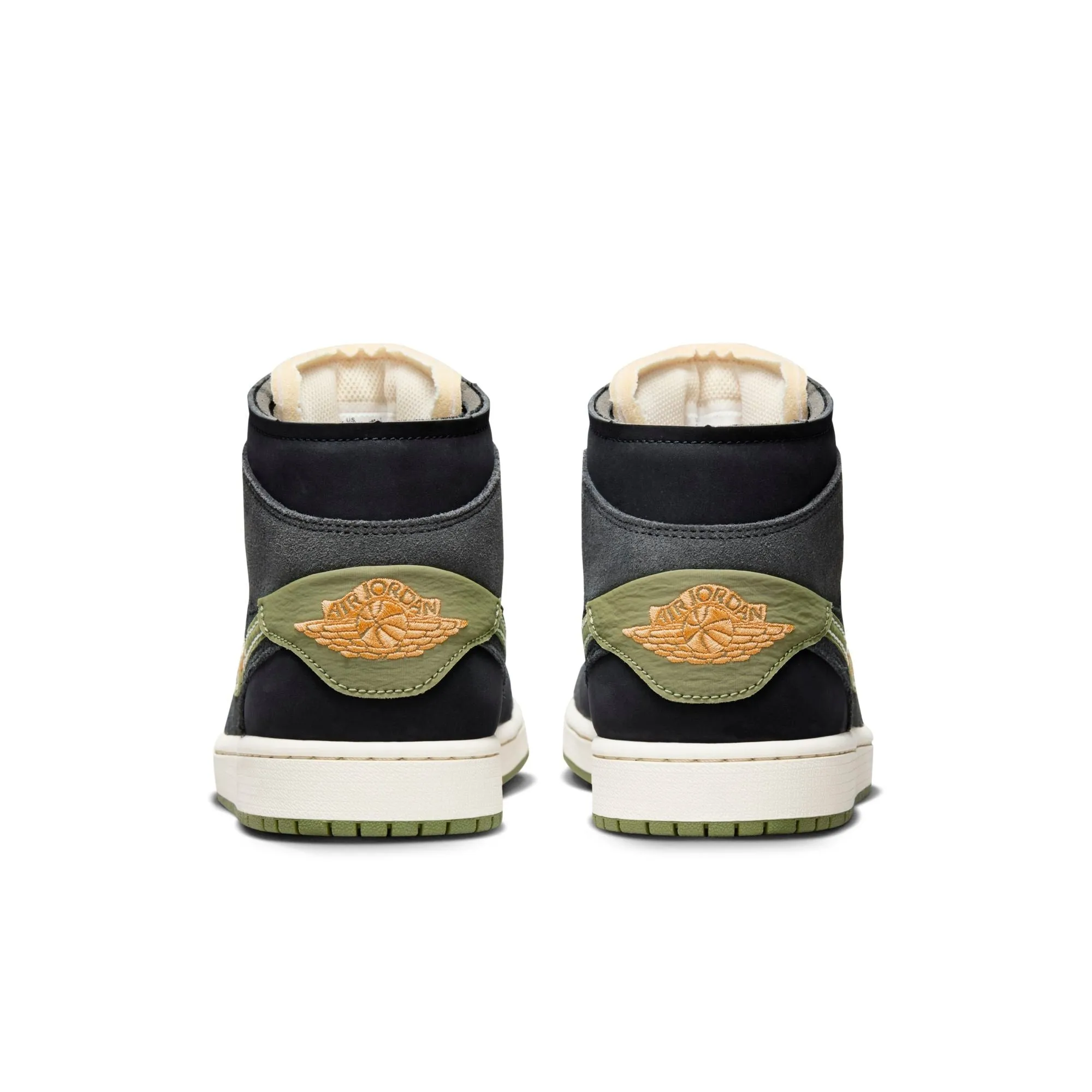 Air Jordan Men's Retro 1 Mid Se Craft 'Anthracite Light Olive' - Fd6817-003 sold by Zulily product image thumbnail 4