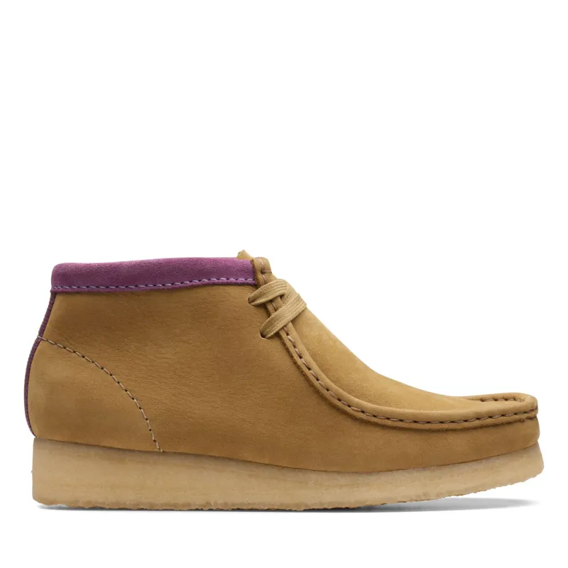 Clarks Women's Wallabee Boot - Oakmoss Combi sold by Zulily