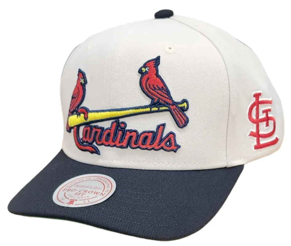 Mitchell & Ness Men's Mlb Off Word Pro Snapback Cardinals - Hp11516-Slcofwh sold by Zulily