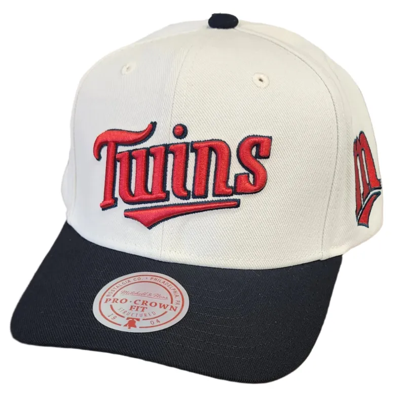 Mitchell & Ness Men's Mlb Off Word Pro Snapback Coop Twins - Hp11517-Mtwofwh sold by Zulily