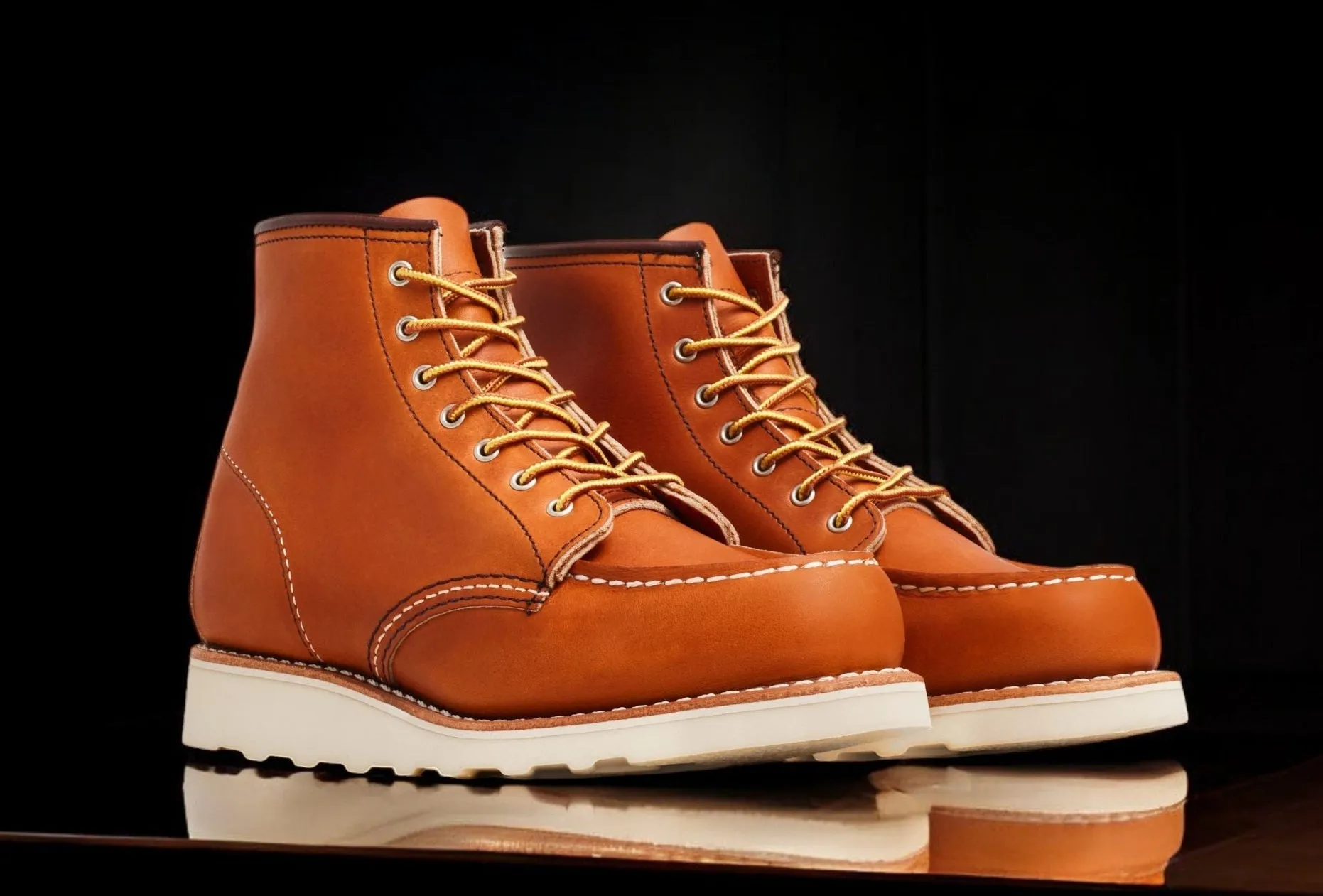 Red Wing Shoes Women's Red Wing Classic Moc 6-Inch Short Boot (Medium Width) - 3375 sold by Zulily product image thumbnail 2