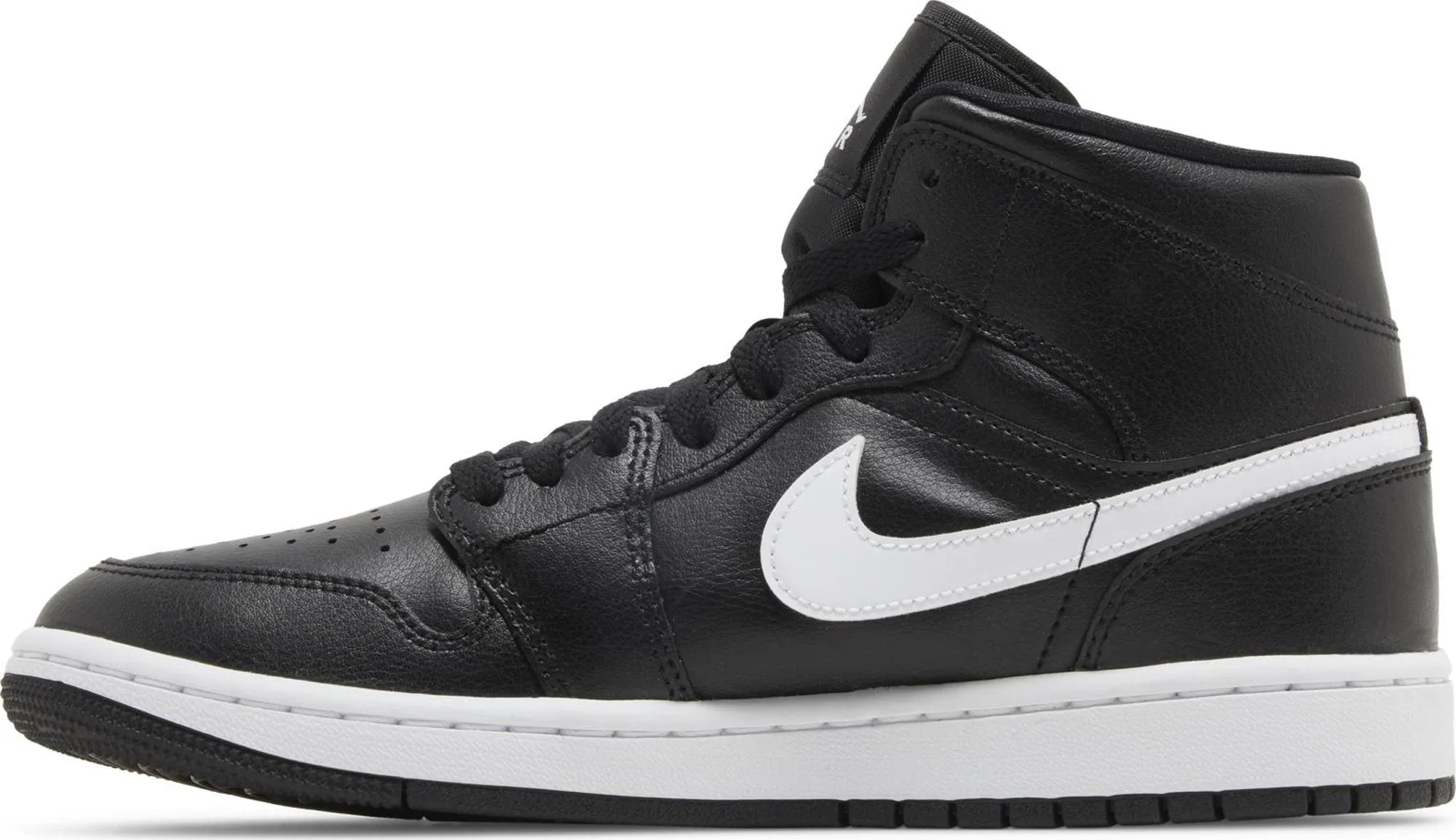 Air Jordan Women's Retro 1 Mid 'Black White' - Dv0991-001 sold by Zulily product image thumbnail 3