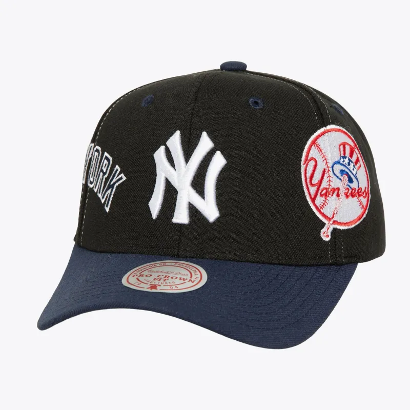 Mitchell & Ness Men's Mlb Overbite Pro Snapback Yankees sold by Zulily