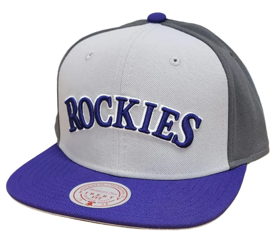 Mitchell & Ness Men's Mlb Triple Play Liberty Snapback Coop Rockies made by Mitchell & Ness