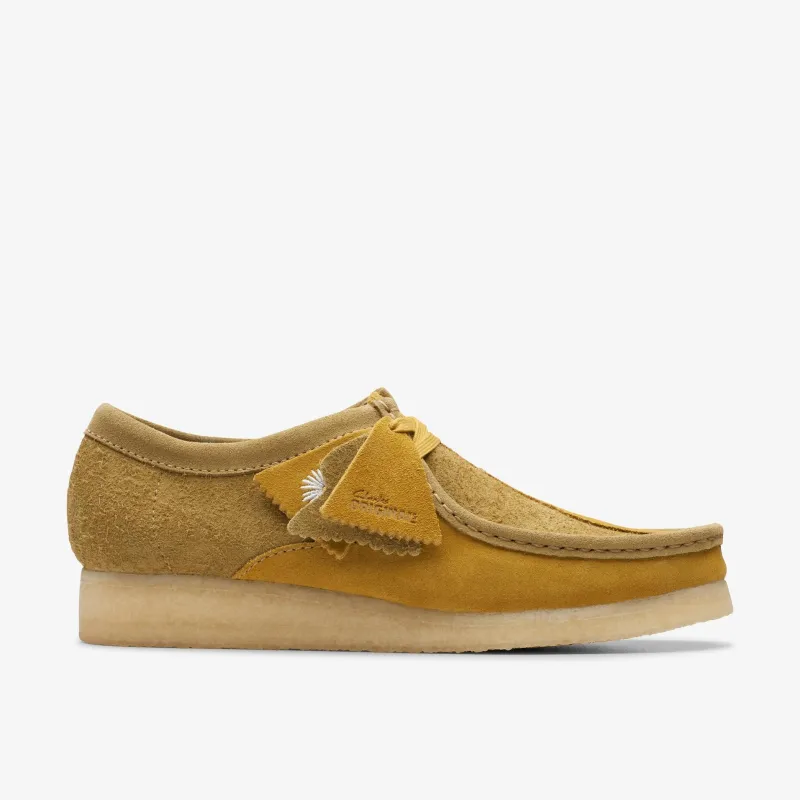 Clarks Men's Wallabee in Olive Combi sold by Zulily