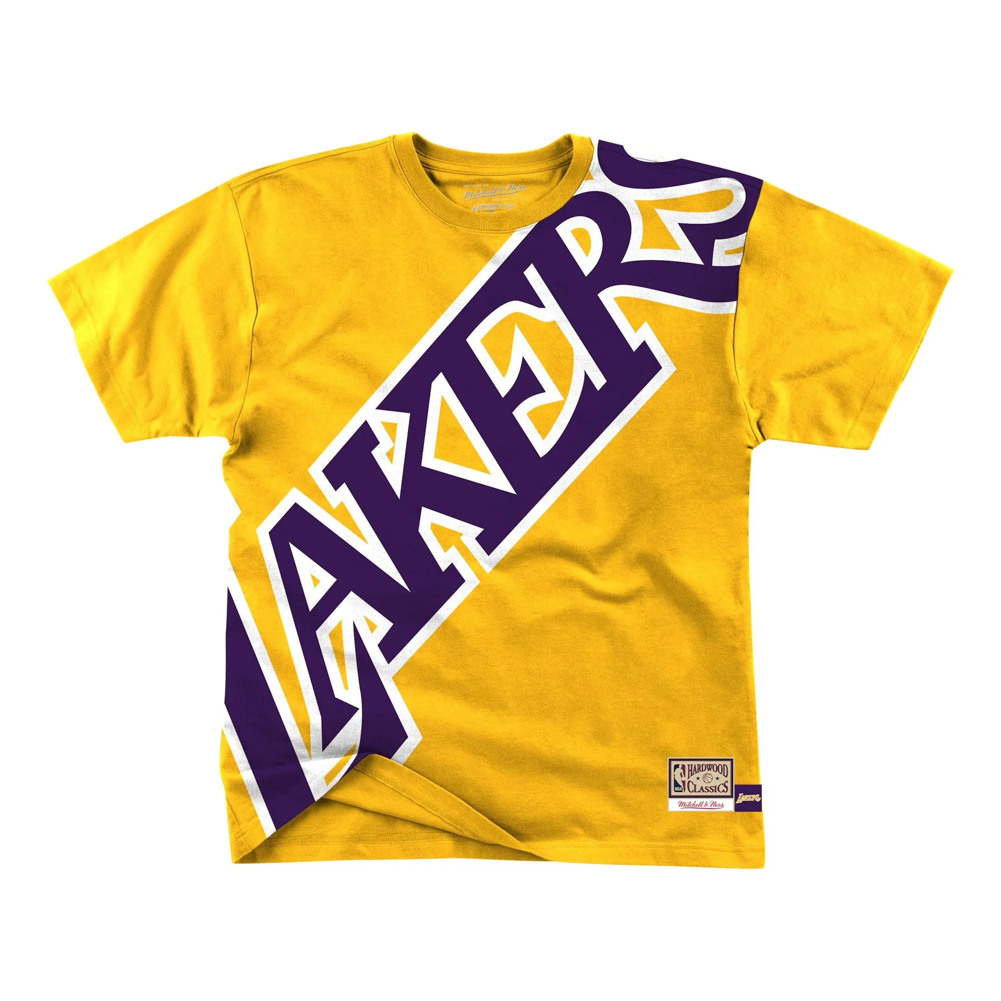 Mitchell & Ness Men's Nba Big Face Short Sleeve Tee Los Angeles Lakers sold by Zulily