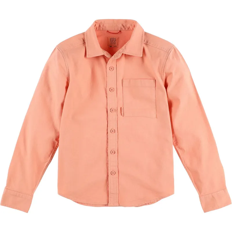 Topo Designs Women's Dirt Shirt Button Up Straight Shirt - 1026-Peach sold by Zulily