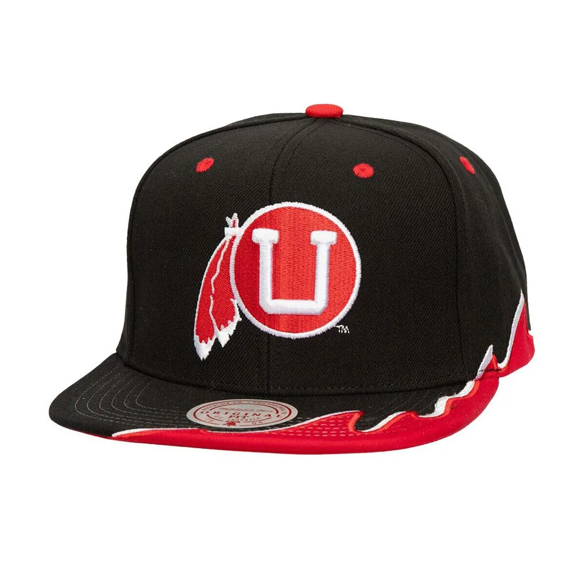 Mitchell & Ness Men's Ncaa Rising Tide Snapback V Utah Utes - Hs9514-Uutblck sold by Zulily