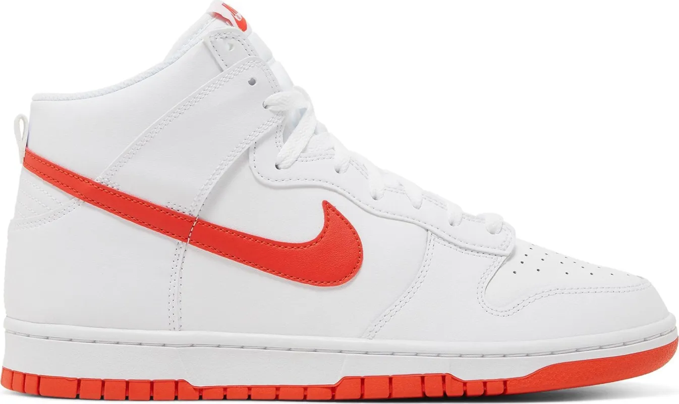 Nike Men's Dunk High 'White Picante Red' - Dv0828-100 made by Nike