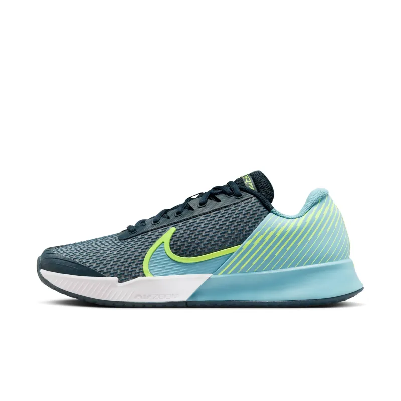 Nike Men's Court Air Zoom Vapor Pro 2 Hc 'Armory Navy Volt Denim Turquoise' - Dr6191-400 sold by Zulily