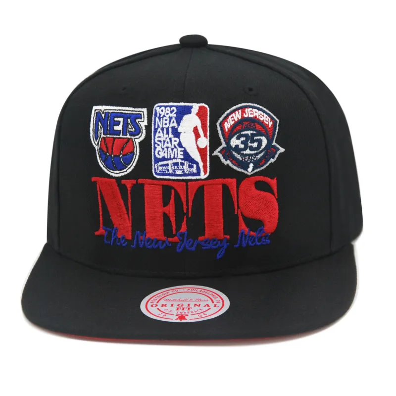 Mitchell & Ness Men's Nba Reframe Retro Snapback Nets made by Mitchell & Ness