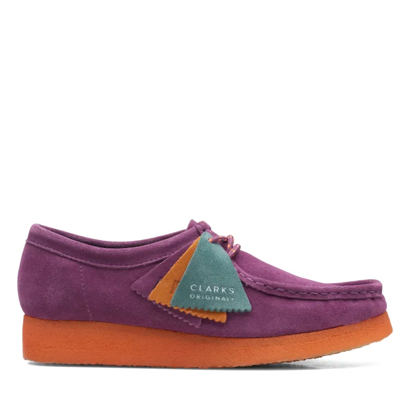 Clarks Women's Wallabee - Purple Sde Combi sold by Zulily