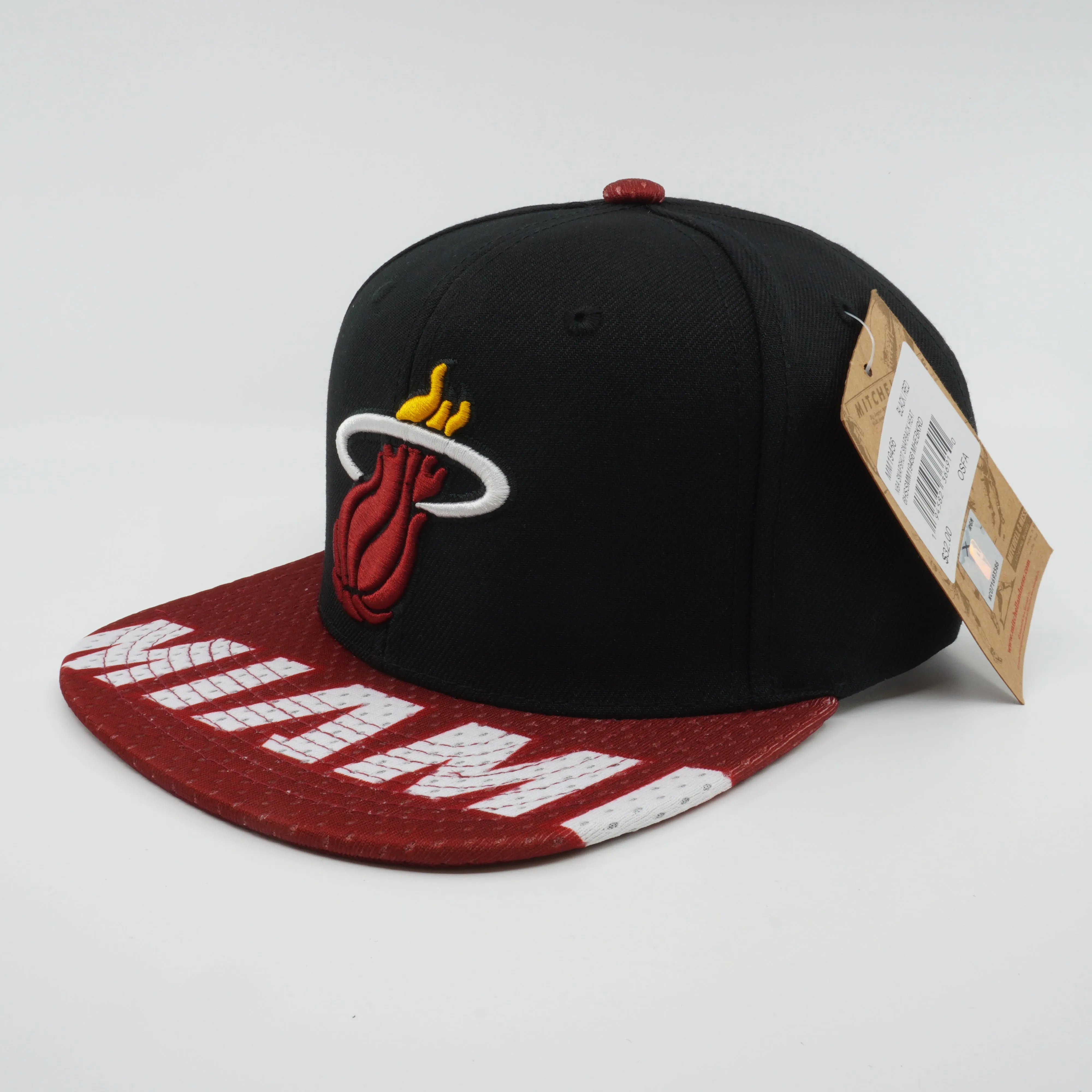 Mitchell & Ness Men's Nba Snapshot Snapback Heat - Black-Red sold by Zulily