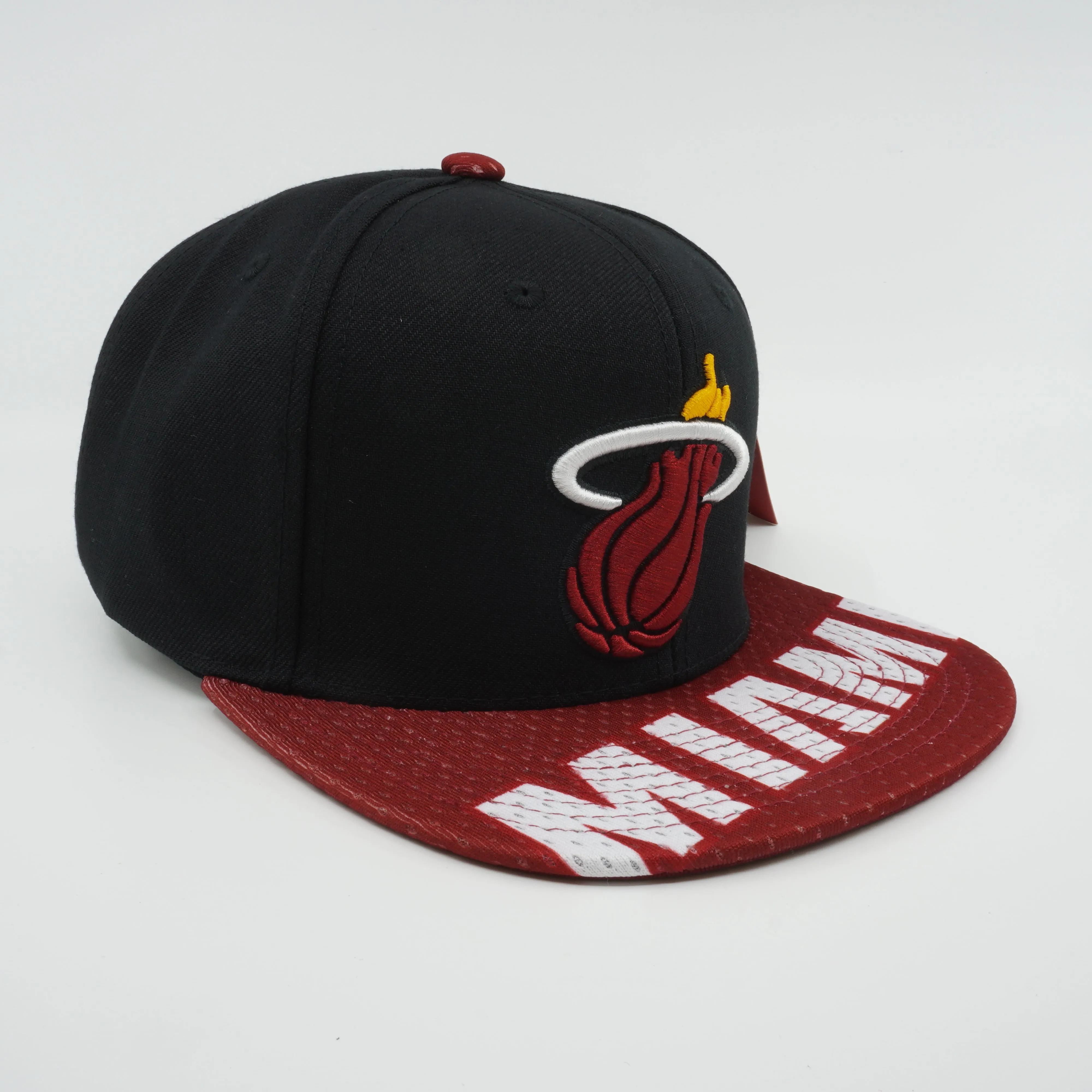 Mitchell & Ness Men's Nba Snapshot Snapback Heat - Black-Red sold by Zulily product image thumbnail 3