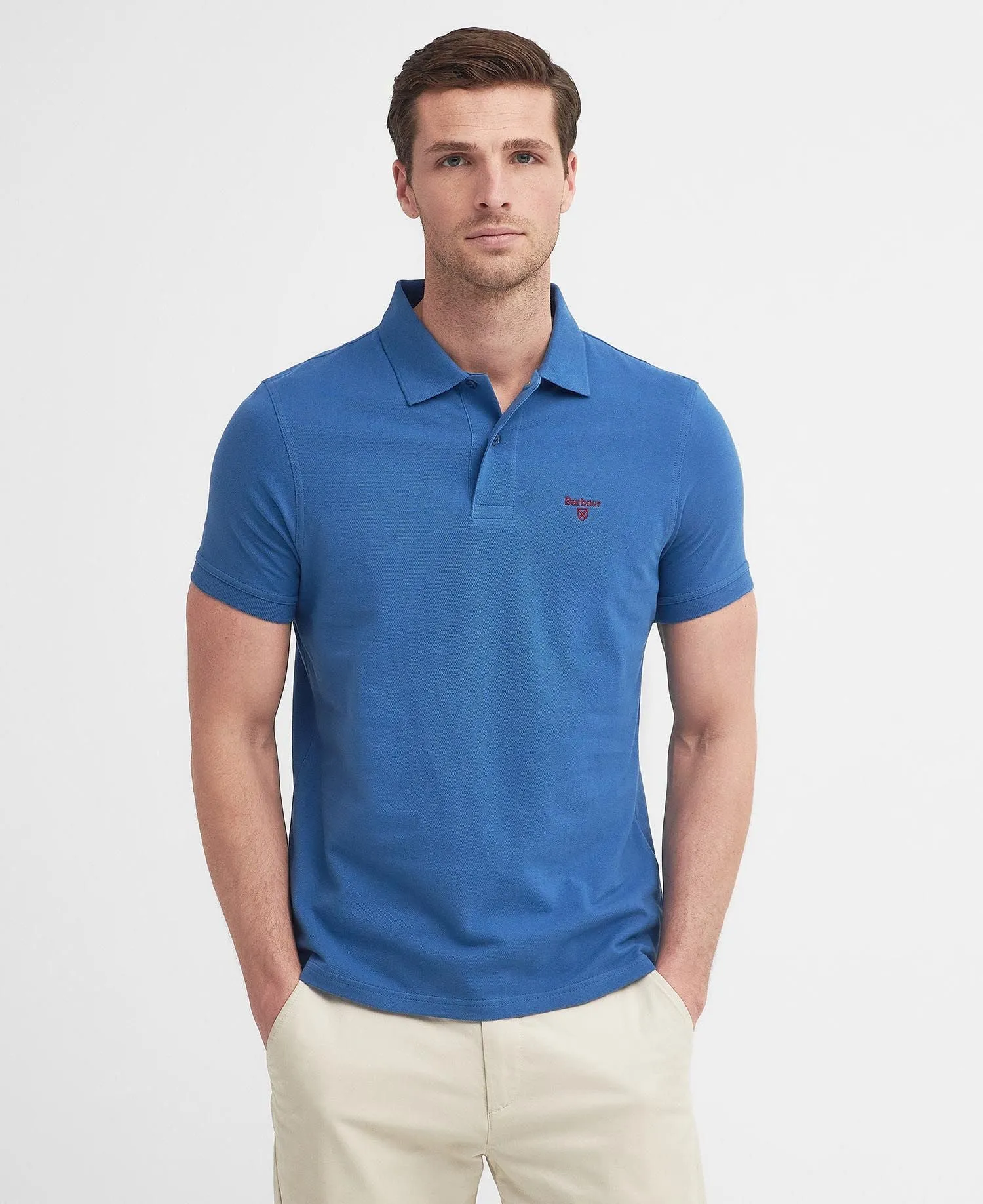 Barbour Men's Lightweight Sports Short-Sleeved Polo Shirt Tee - Mml1367Bu67 sold by Zulily product image thumbnail 2