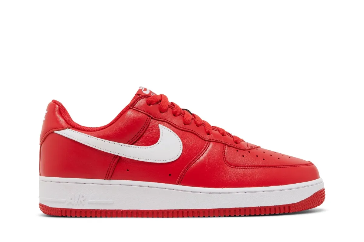 Nike Men's Air Force 1 Low Retro Qs 'Color Of The Month University Red White' - Fd7039-600 sold by Zulily