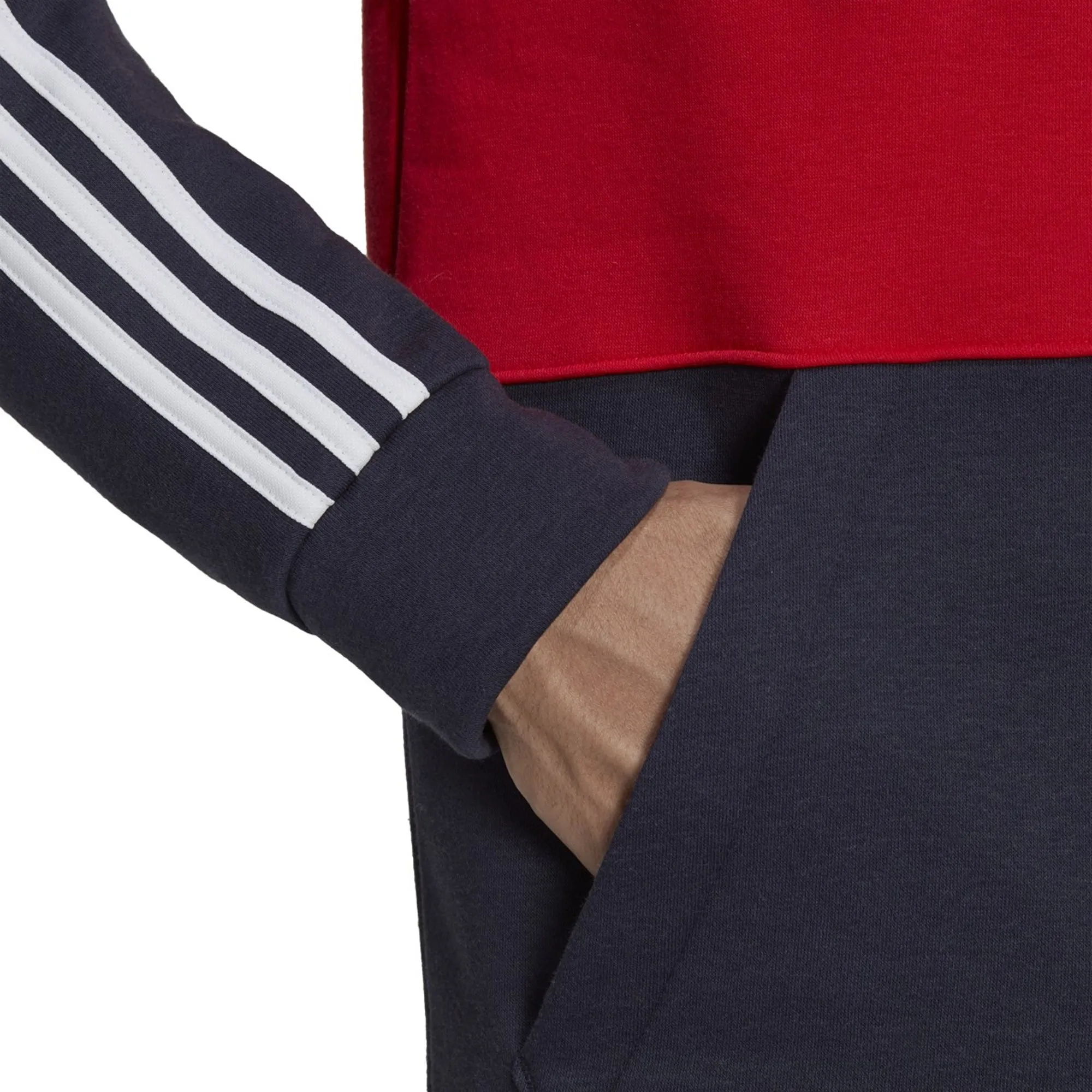 adidas Men's Essentials Fleece Colorblock Hoodie - H58980 sold by Zulily product image thumbnail 4