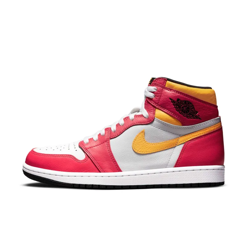 Air Jordan Men's Retro 1 High Og 'Light Fusion Red' - 555088-603 sold by Zulily