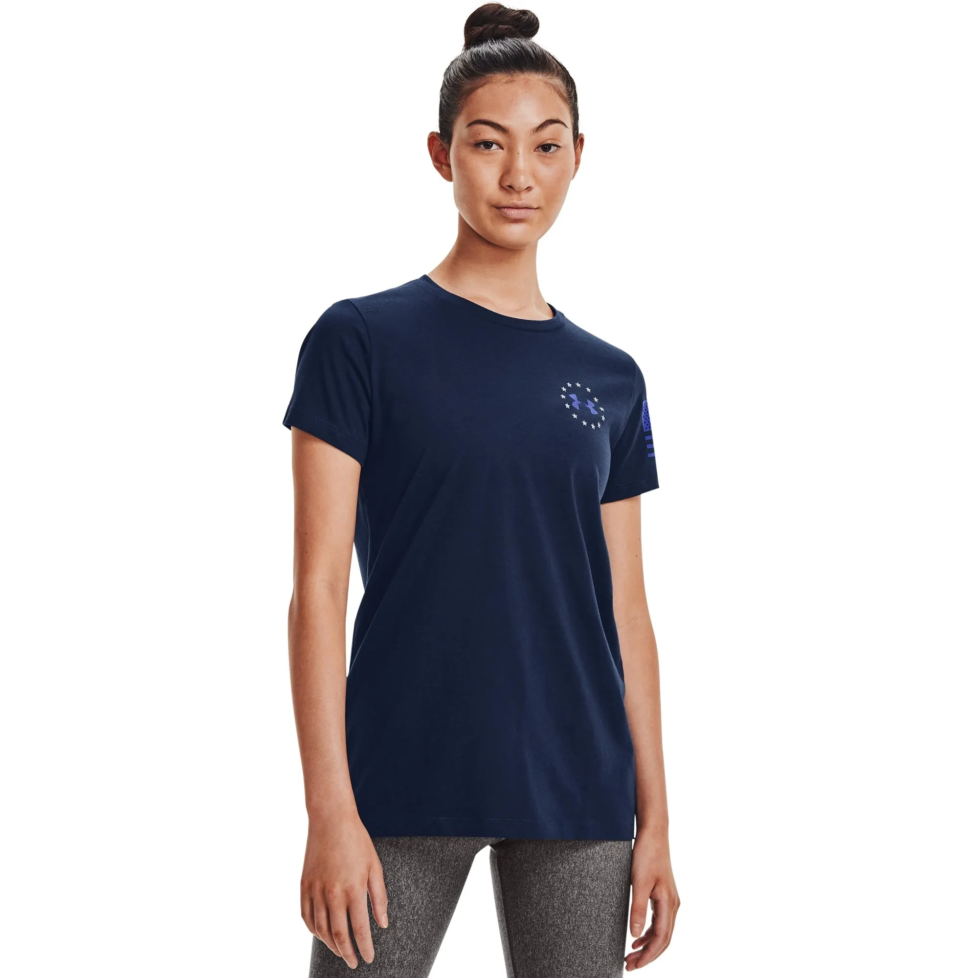 Under Armour Women's Freedom Banner T-Shirt - 1352160-408 sold by Zulily product image thumbnail 2