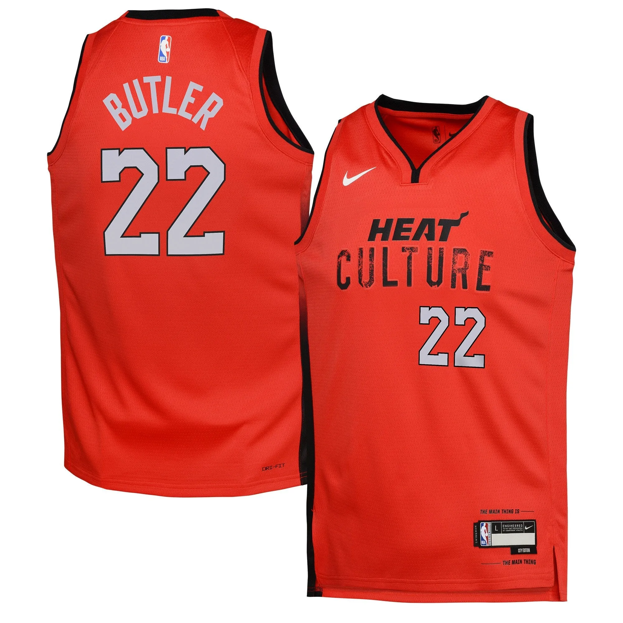 Nike Youth NBA Heat Butler 24/25 Swingman Player City Edition Jerseys sold by Zulily product image thumbnail 2
