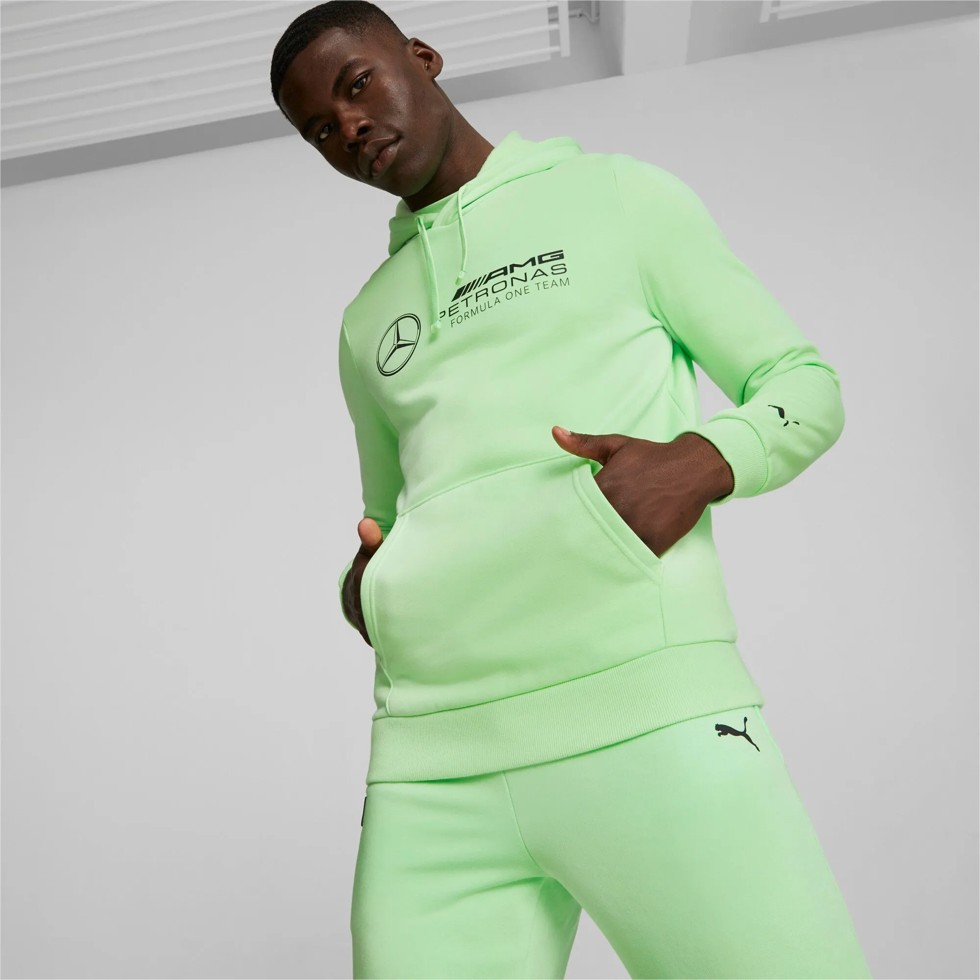 Puma Men's Mapf1 Mercedes Essential Fleece Hoodie - 537313-16 sold by Zulily product image thumbnail 2