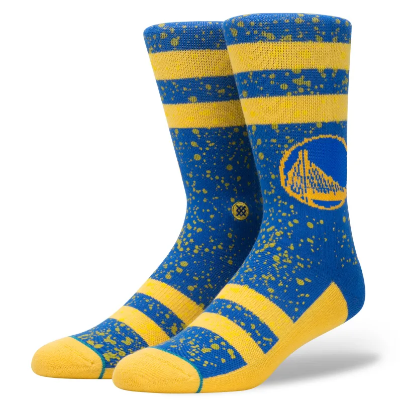Stance Men's Nba Golden State Warriors Overspray Socks - M558B17Owa-Blu sold by Zulily
