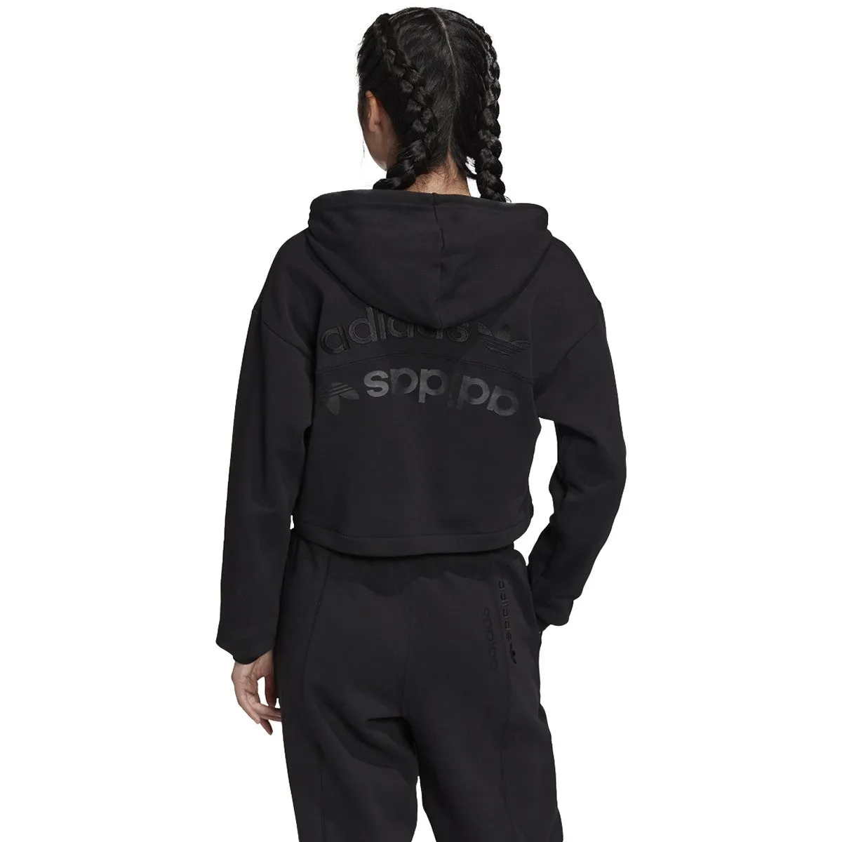 adidas Women's Originals Cropped Hoodie - Gd3090 sold by Zulily product image thumbnail 2