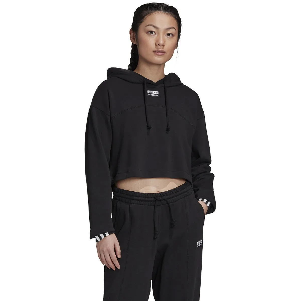 adidas Women's Originals Cropped Hoodie - Gd3090 sold by Zulily product image thumbnail 3