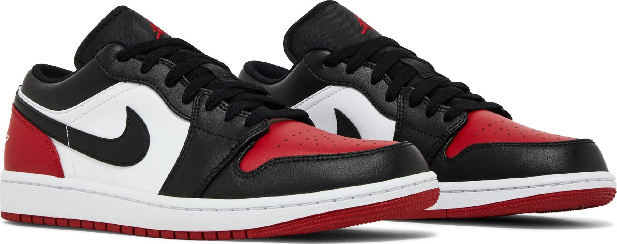 Air Jordan Men's Retro 1 Low 'Bred Toe 2.0' - 553558-161 sold by Zulily product image thumbnail 2