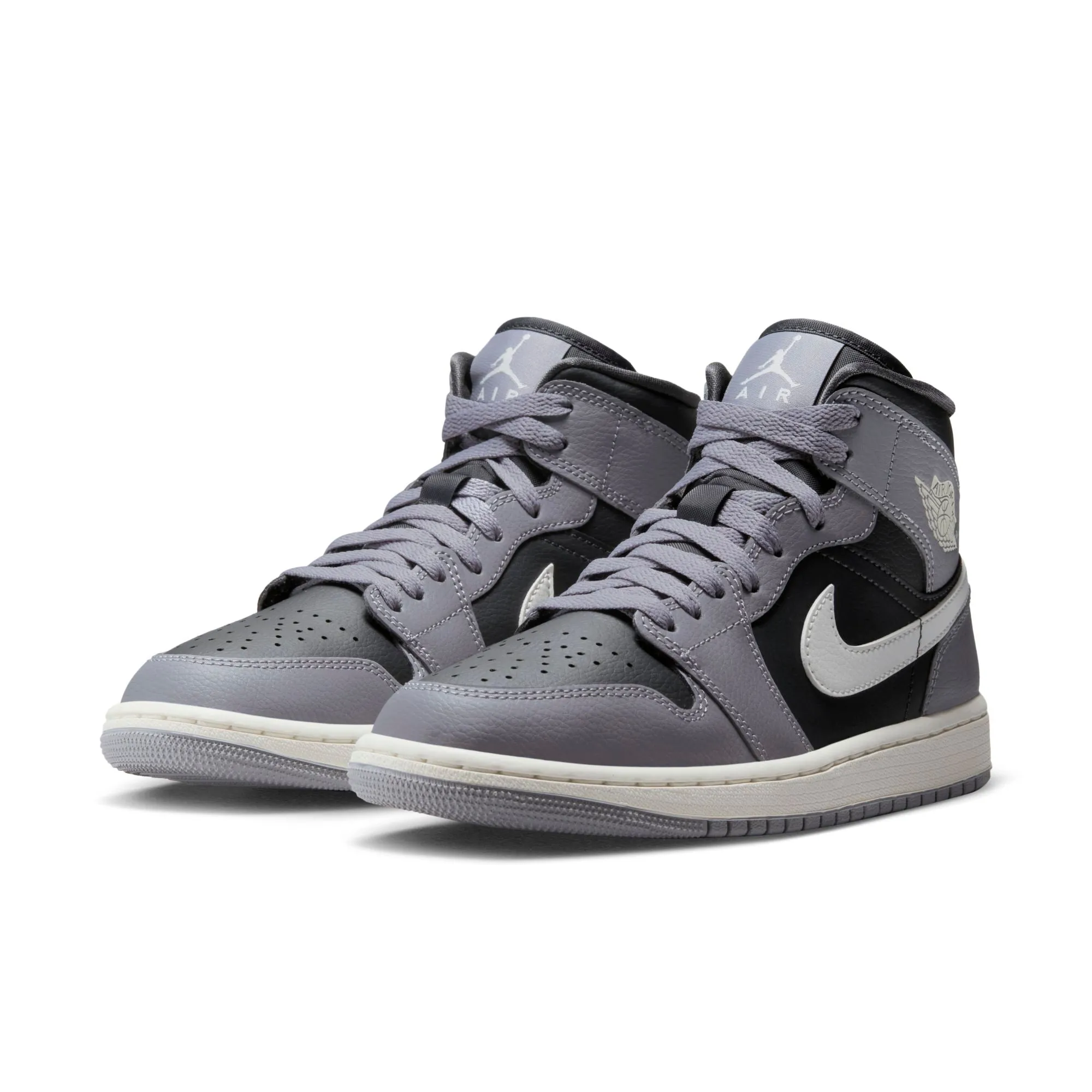 Air Jordan Women's Retro 1 Mid 'Cement Grey' (W) - Bq6472-022 sold by Zulily product image thumbnail 5