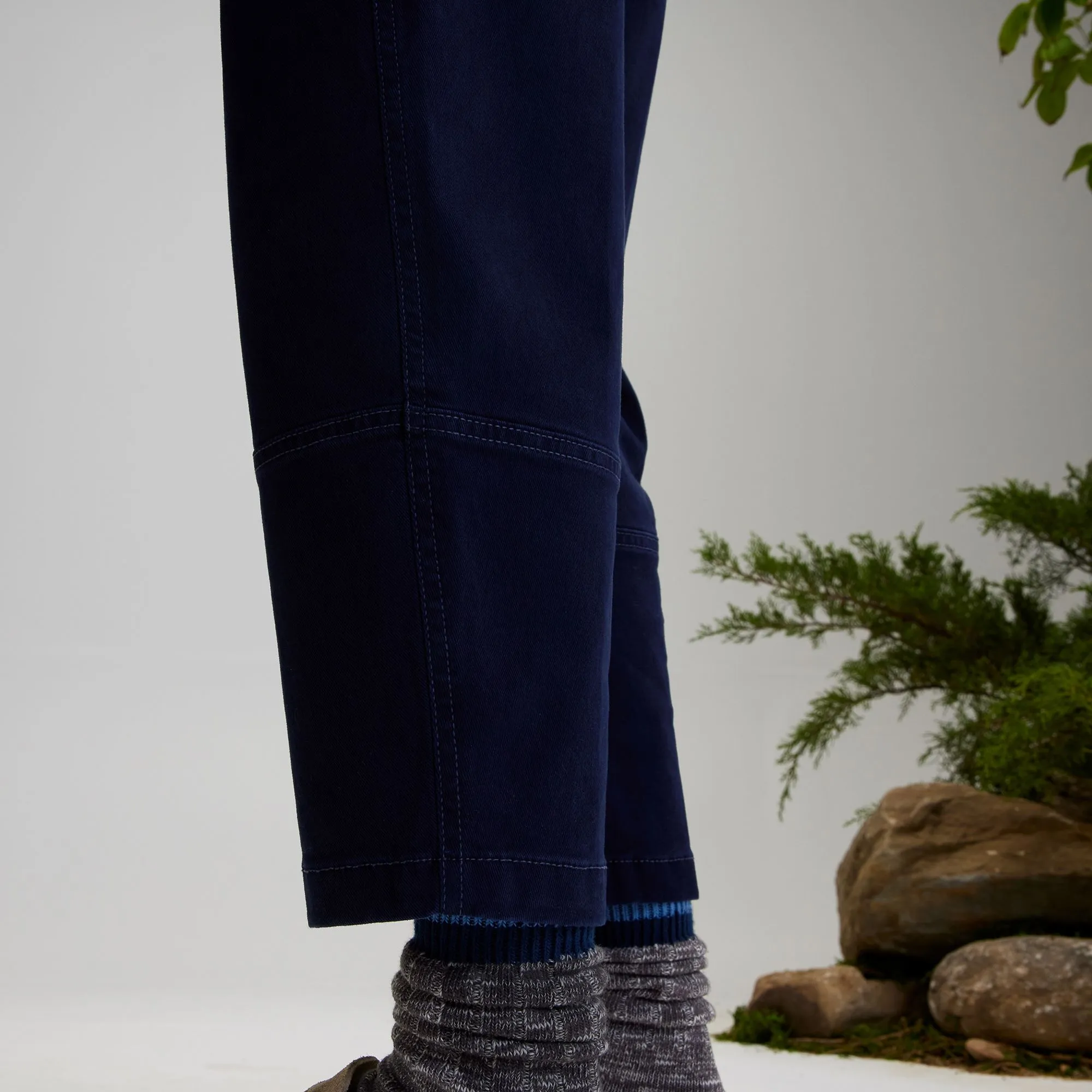 Alpine Design Women's Barrel Relaxed Fit High Rise Cropped Pants - Adw24905-Dn sold by Zulily product image thumbnail 4