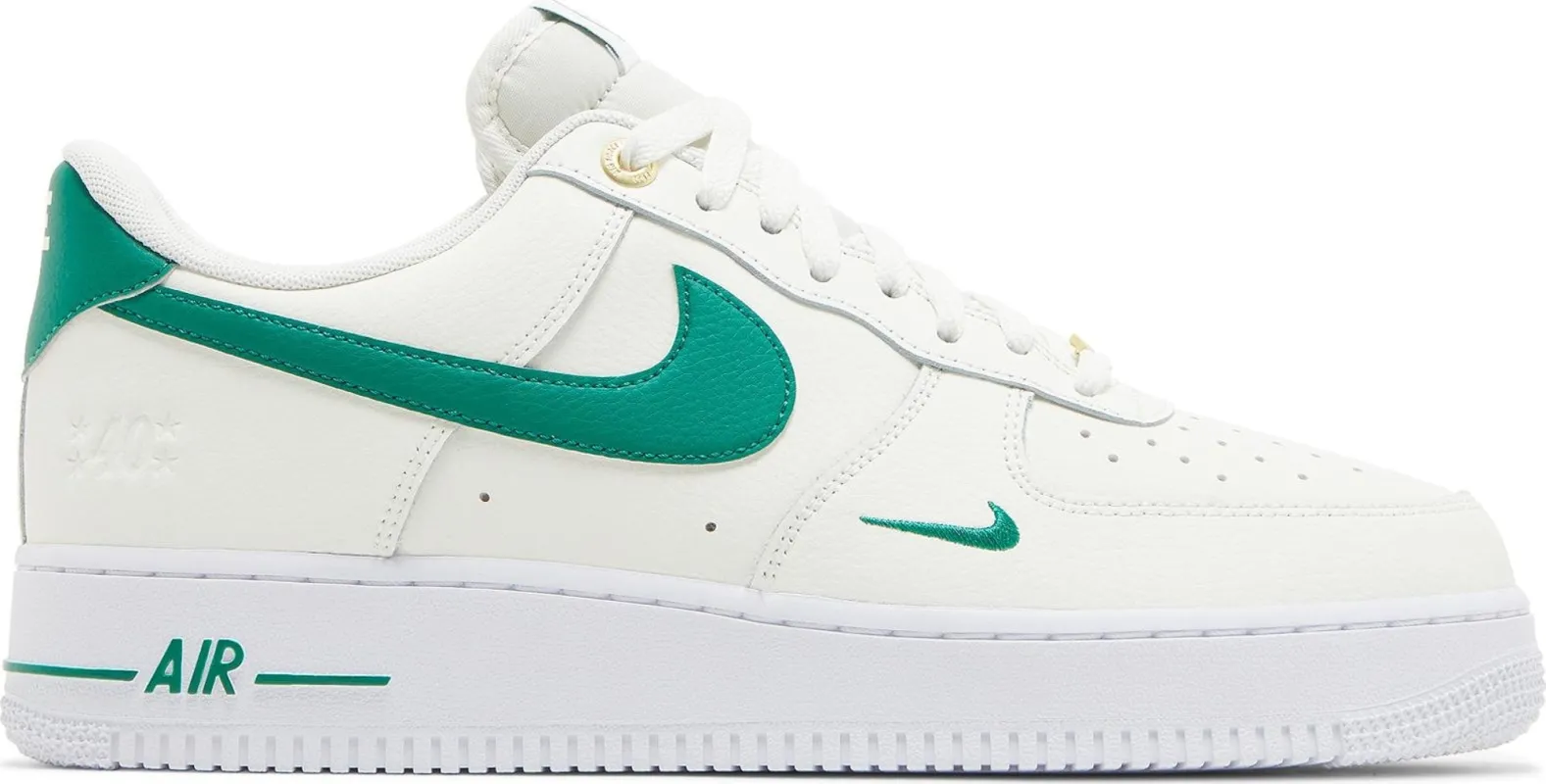 Nike Men's Air Force 1 Low '07 Lv8 '40Th Anniversary Sail Malachite' - Dq7658-101 sold by Zulily
