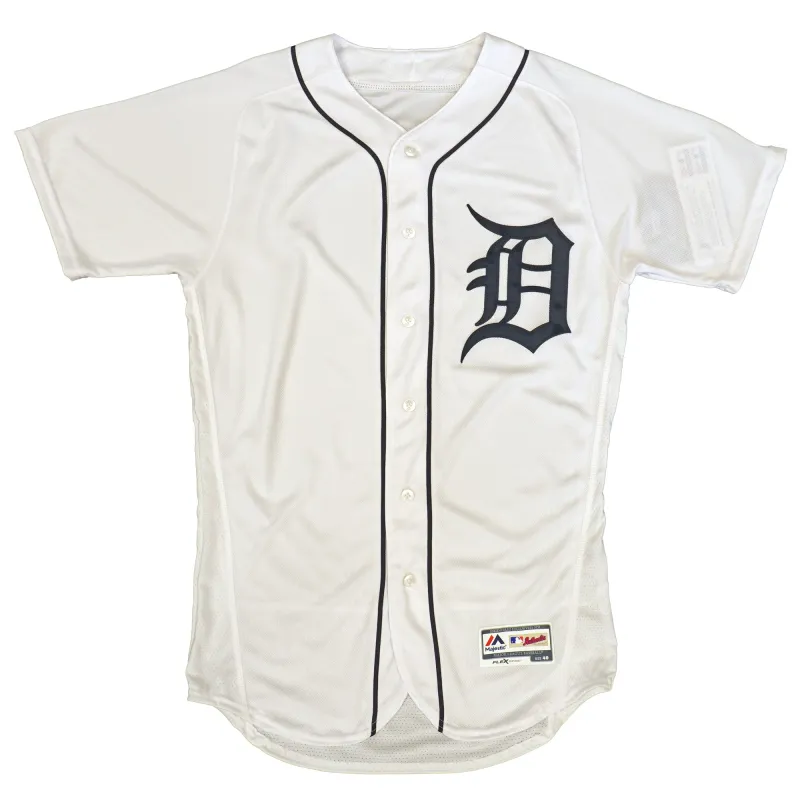 Majestic Men's Mlb Detroit Tigers Authentic On Field Flex Base Jersey - Home White sold by Zulily