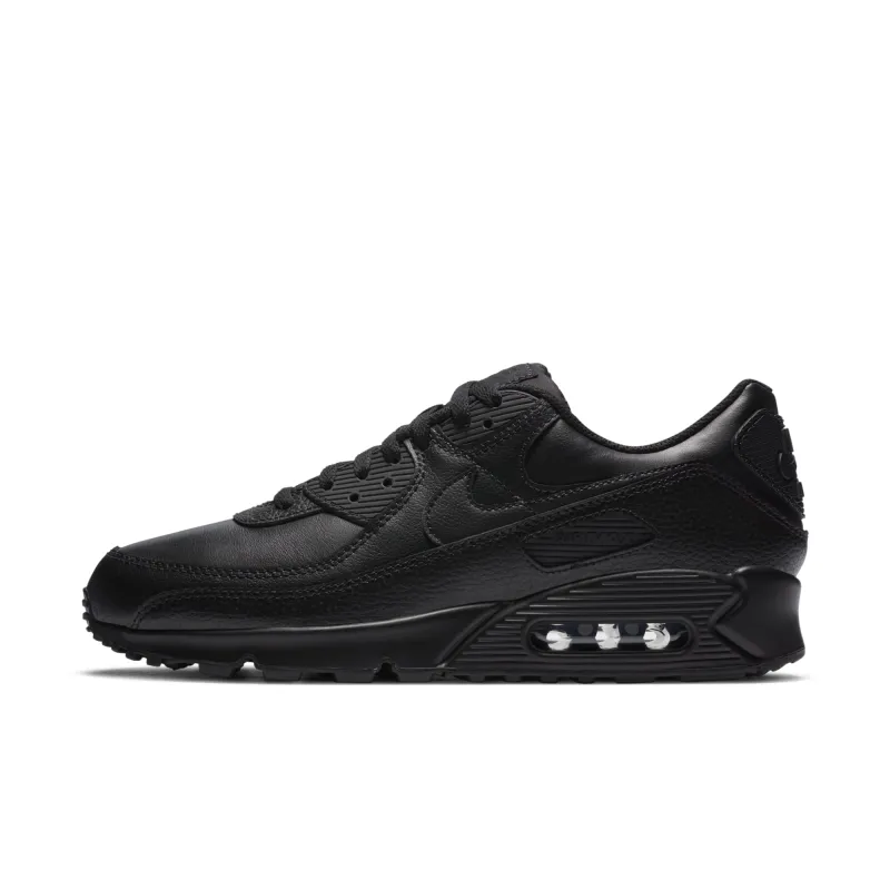 Nike Men's Air Max 90 'Leather Triple Black' - Cz5594-001 sold by Zulily