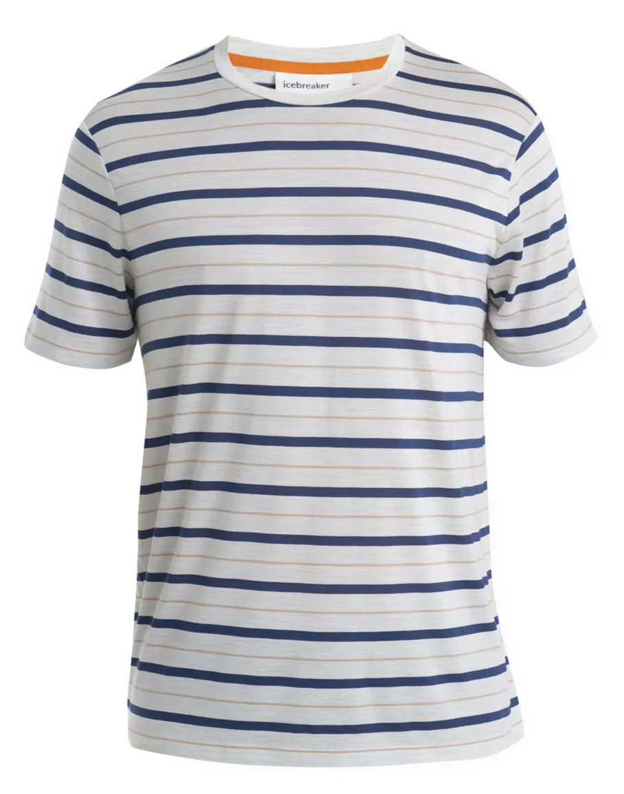 Icebreaker Men's Merino Blend Wave Stripe T-Shirt Tee Shirt - Ib0A56Cj00I sold by Zulily
