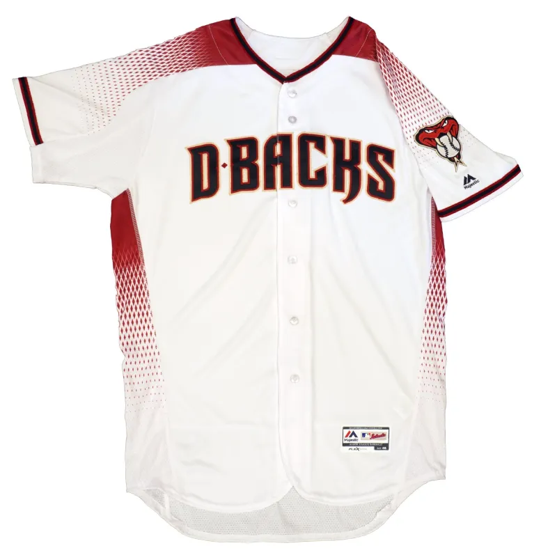 Majestic Men's Mlb Arizona Diamondbacks Authentic On Field Flex Base Jersey - Home White sold by Zulily