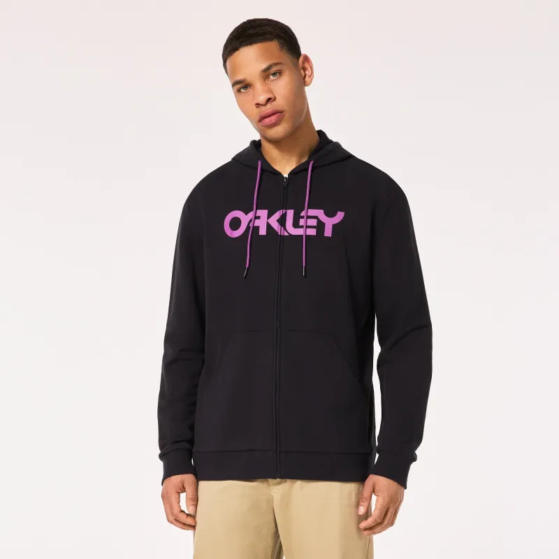 Oakley Men's Teddy Full Zip Hoddie - Blackout/Ultra Purple - Foa403057-9Eb sold by Zulily