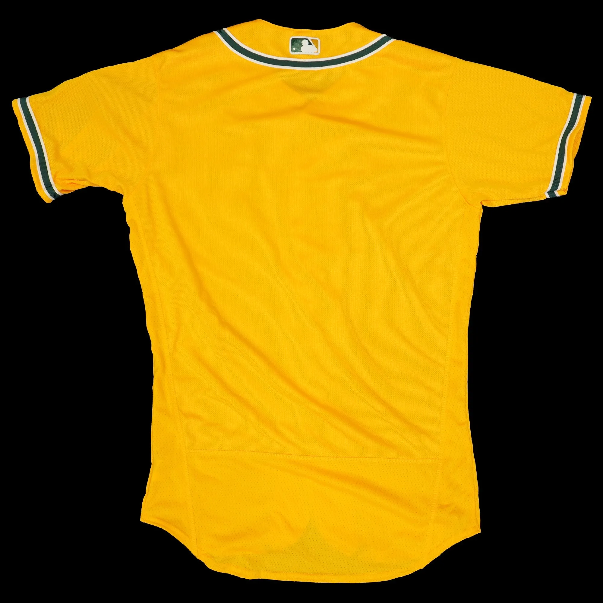 Majestic Men's Mlb Oakland Athletics Authentic On Field Flex Base Jersey - Gold Alternate sold by Zulily product image thumbnail 3