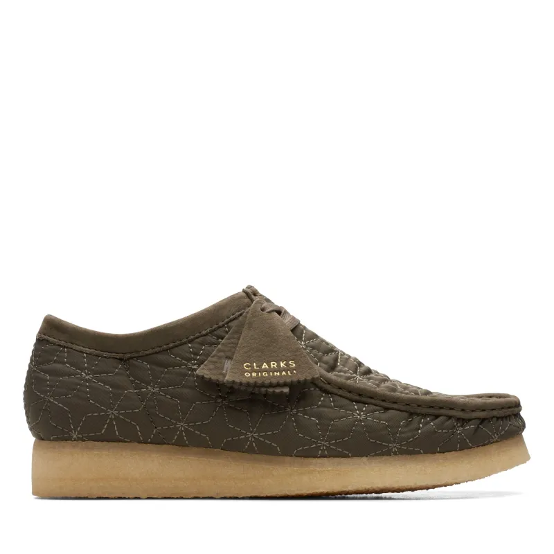 Clarks Men's Wallabee - Olive Combi sold by Zulily