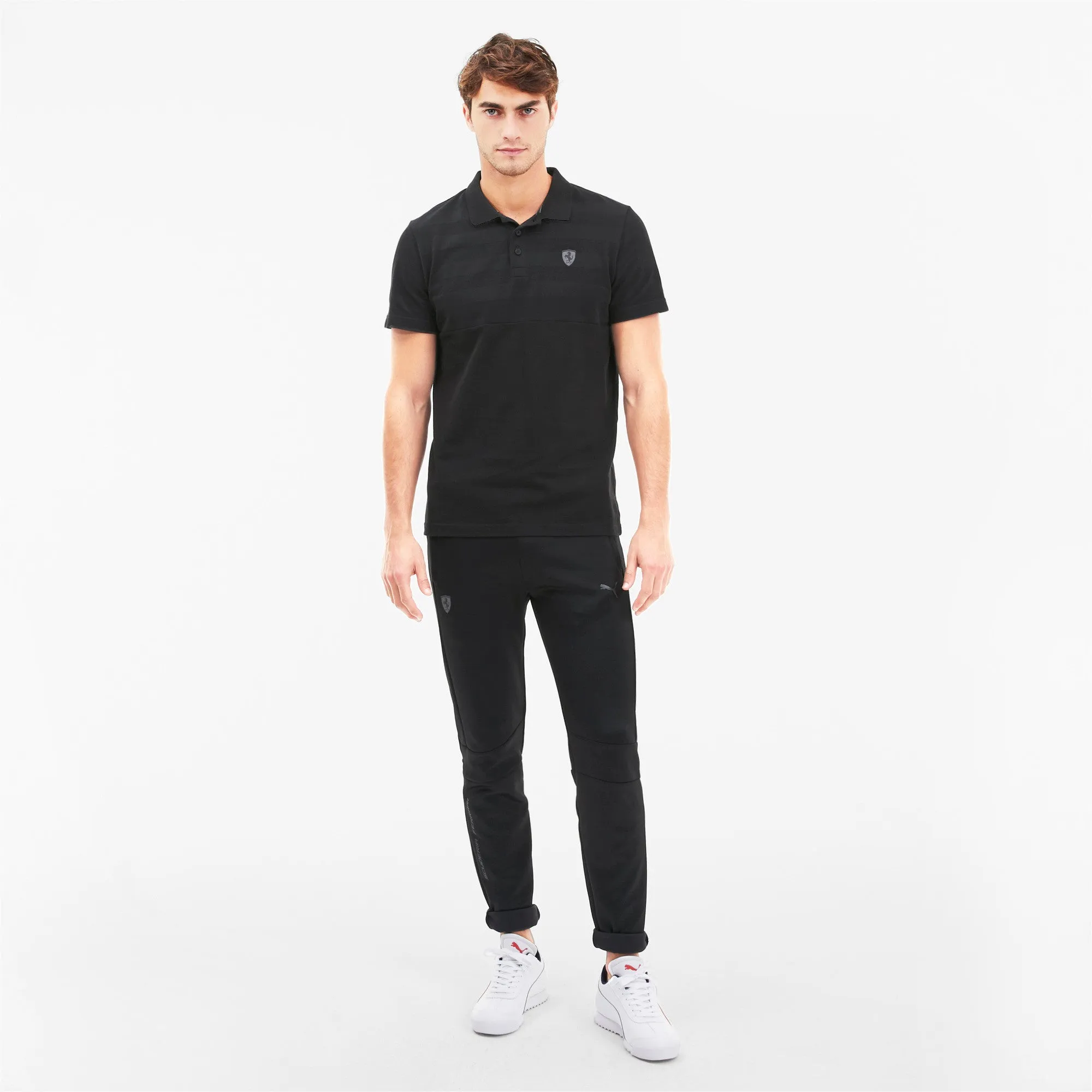 Puma Men's Ferrari Striped Polo - 596123-01 sold by Zulily product image thumbnail 3