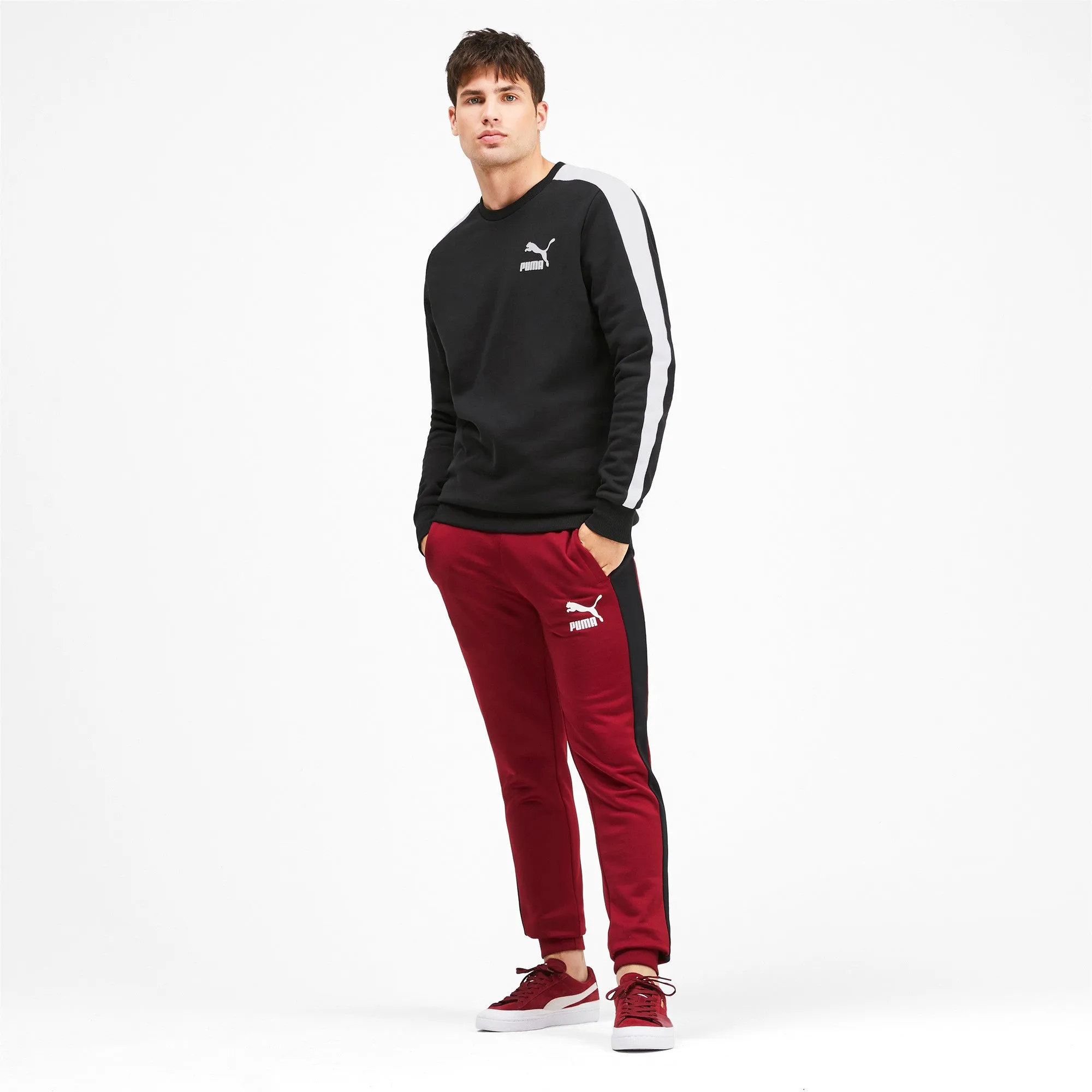 Puma Men's Iconic T7 Crew Fleece - 595296-01 sold by Zulily product image thumbnail 3