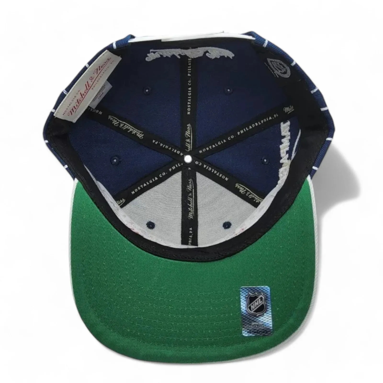 Mitchell & Ness Men's Nhl Team Pin Snapback Lightning - Navy-White sold by Zulily product image thumbnail 5