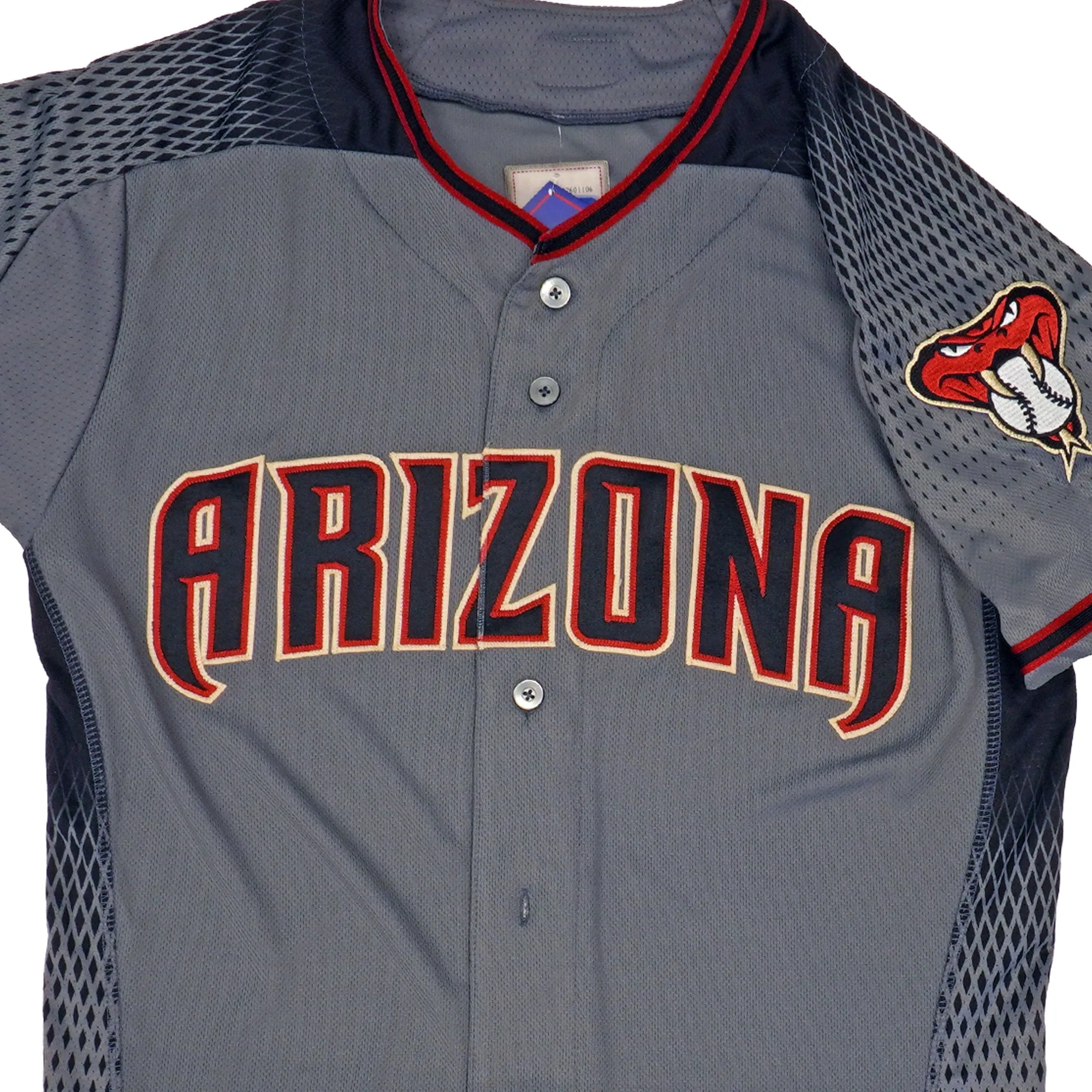 Majestic Men's Mlb Arizona Diamondbacks Authentic On Field Flex Base Jersey - Road Gray sold by Zulily product image thumbnail 2