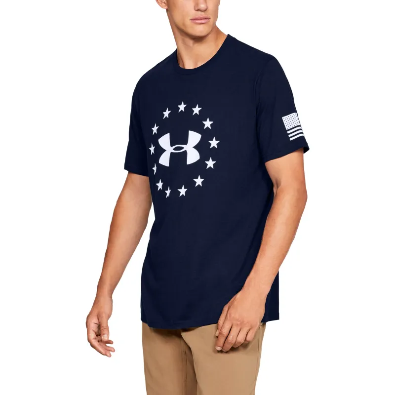 Under Armour Men's Freedom Logo T-Shirt - 1333351-408 sold by Zulily