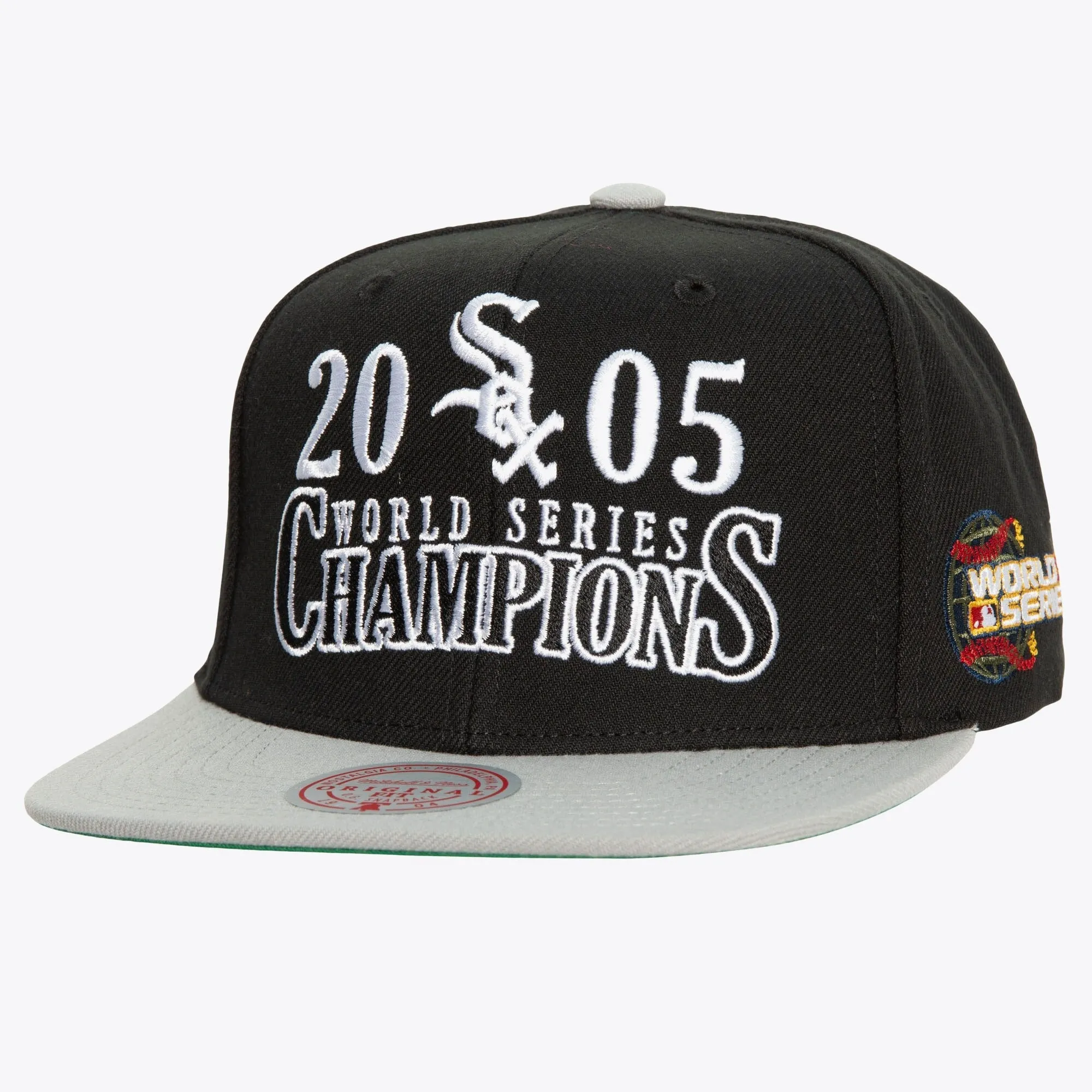 Mitchell & Ness Men's Mlb World Series Champions Snapback White Sox - Black sold by Zulily