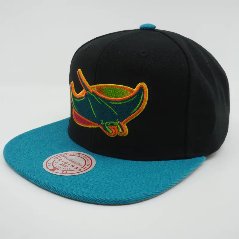 Mitchell & Ness Men's Mlb Citrus Cooler Snapback Coop Rays - Black sold by Zulily
